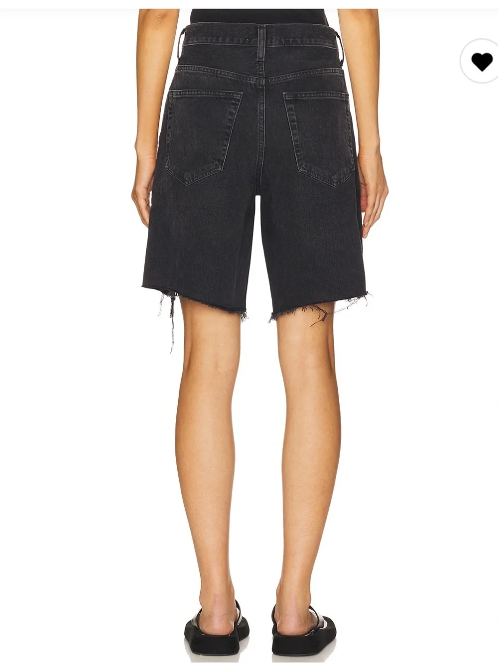 Agolde Indra Long Shorts in Bounce